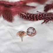 pestle-enamel-dual-color-stud-earrings